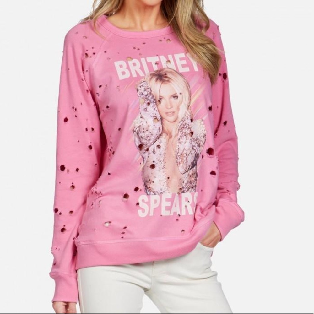 Lauren Moshi Darby Sweatshirt Britney Spears M
